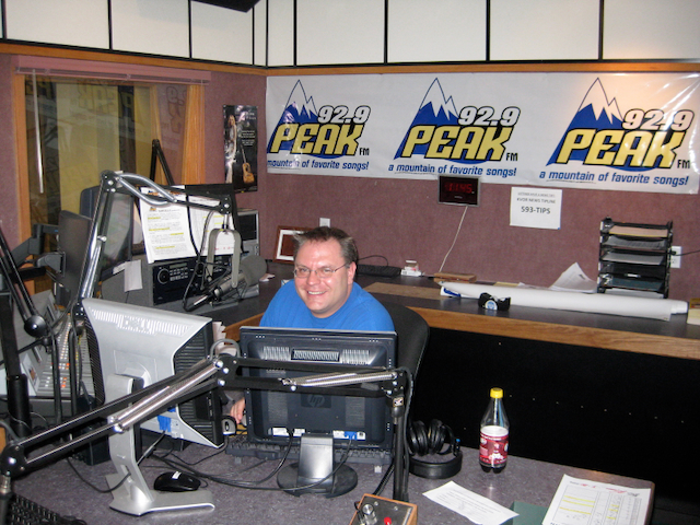 Woody Powers in KKPK Studio