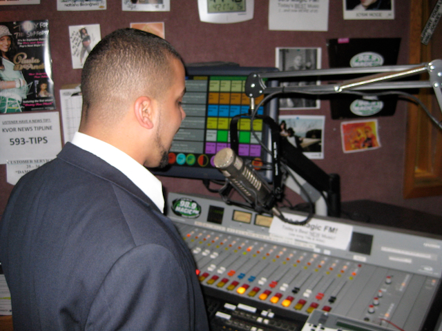 D-Rock in KKMG Studio