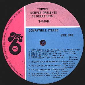 21 Great Hits record label