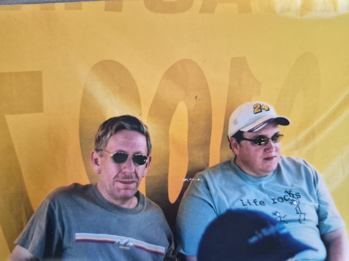 Jack Hamilton and Uncle Steve at the Walk for Life